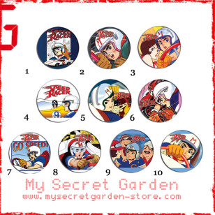 Speed Racer マッハ Mach GoGoGo Anime Pinback Button Badge Set 1a or 1b( or Hair Ties / 4.4 cm Badge / Magnet / Keychain Set )